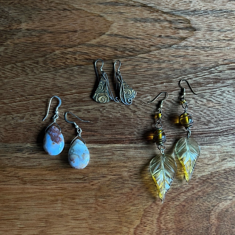 3 for 1 Earth Tones - Naturally Neutral Earrings